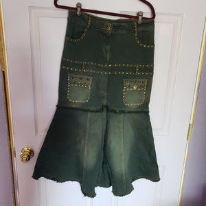 Alberto Makali denim skirt size 8